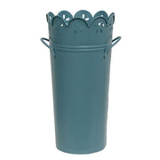 Metal Scalloped Flower Edge Planter  (3 Count Assortment)