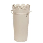 Metal Scalloped Flower Edge Planter  (3 Count Assortment)