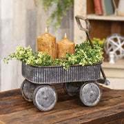 Rustic Metal Wagon