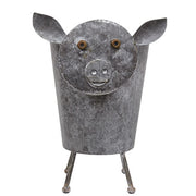 Metal Pig Planter