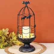 Metal Bat Cloche with Stand