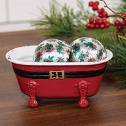 Iron Santa Bathrub Soap Dish