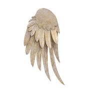 Distressed White Metal Angel Wings - 20.5"H (Set of 2)