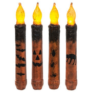 Grungy Spooky Timer Tapers (Set of 4)