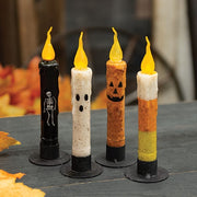 Flicker Halloween Timer Tapers (Set of 4)
