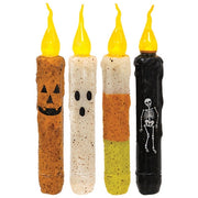 Flicker Halloween Timer Tapers (Set of 4)
