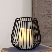 White Glitter Timer Pillar - 3"x4"