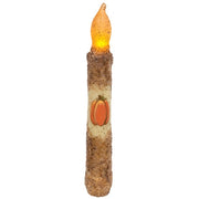Burnt Ivory Pumpkin Timer Taper - 6"