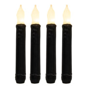 Black Gloss Timer Tapers (Set of 4)