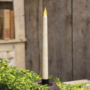 Ivory Tall Dipped Timer Taper - 10.75"