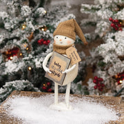 Baby It's Cold Sprinkles Standing Snowman with Sign