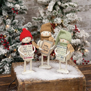 Baby It's Cold Sprinkles Standing Snowman with Sign