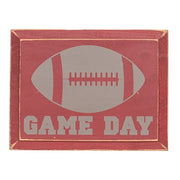 Game Day Football Wooden Sign - 12" x 9"