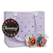 Tote With 12 Seasonal Charms  (2 Count Assortment)