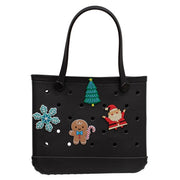 Tote With 12 Seasonal Charms  (2 Count Assortment)