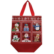 Eco-Friendly Reusable Winter Tote Bag  (4 Count Assortment)