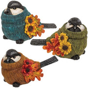 Resin Harvest Sweater Bird  (3 Count Assortment)