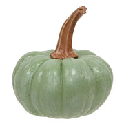 Resin Carved Look Pumpkin - 5"H  (3 Count Assortment)