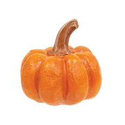 Resin Carved Look Pumpkin - 2.5"H  (3 Count Assortment)