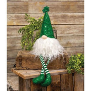 St. Patrick's Day Sequin Dangle Leg Gnome