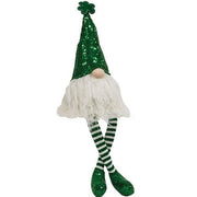 St. Patrick's Day Sequin Dangle Leg Gnome