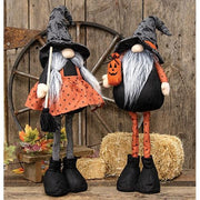 Mr. & Mrs. Halloween Star Standing Gnome  (2 Count Assortment)
