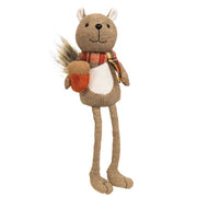 Stuffed Dangle Leg Squirrel with Acorn
