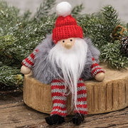 Gnome with Fur Body Ornament