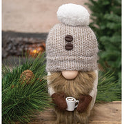 Standing Coffee Bean Gnome with Cup