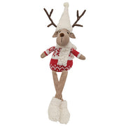 Nordic Red/White Dangle Leg Reindeer