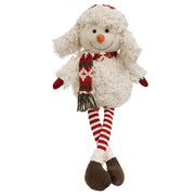 Nordic Diamond Sweater Dangle Leg Snowman