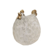 Carved Look Resin Chicken Sitter