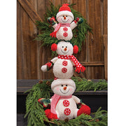Christmas Snowman Stack