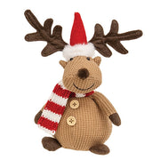 Reindeer with Striped Scarf