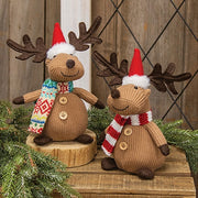 Reindeer with Nordic Scarf