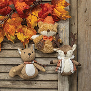 Plush Woodland Animal Ornament  (3 Count Assortment)