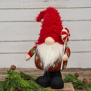Peppermint Candy Standing Santa Gnome