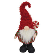 Peppermint Candy Standing Santa Gnome
