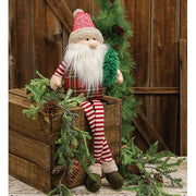 Dangle Leg Santa with Tree