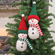 Plush Christmas Snowmen Crate (Set of 12)