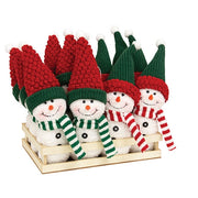 Plush Christmas Snowmen Crate (Set of 12)