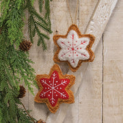 Snowflake Gingerbread Ornament  (2 Count Assortment)