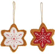 Snowflake Gingerbread Ornament  (2 Count Assortment)