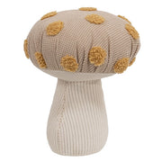 Cream Polka Dot Mushroom Sitter
