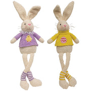 Cute Sweater Easter Bunny  (2 Count Assortment)