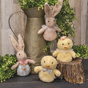 Bunny and Chick Ornaments with Crate  (Set of 12) (4 Count Assortment)