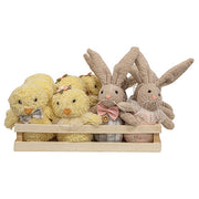 Bunny and Chick Ornaments with Crate  (Set of 12) (4 Count Assortment)