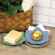 Silicone Lotus Shower Steamer or Soap Tray  (4 Count Assortment)