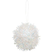 Opalescent Tinsel Ball Ornament - 5"