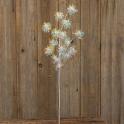 Opalescent Tinsel Mini Balls Spray - 30"